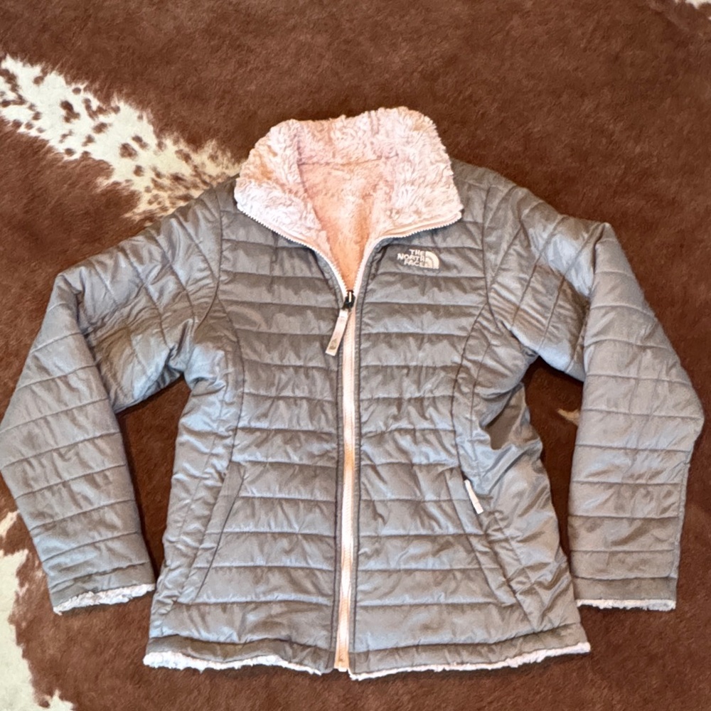 The North Face Reversible Jacket with Pink Sherpa Lining
